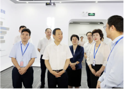 湖南省委书记许达哲调研聚鑫汇时指出：依靠科技创新 不断提升全球市场占有率